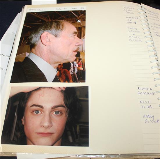 An autograph album compiled by a stage and film hairdresser,